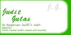 judit gulas business card